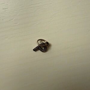 Pandora CZ Letter "P" Dangle Charm 791328CZ